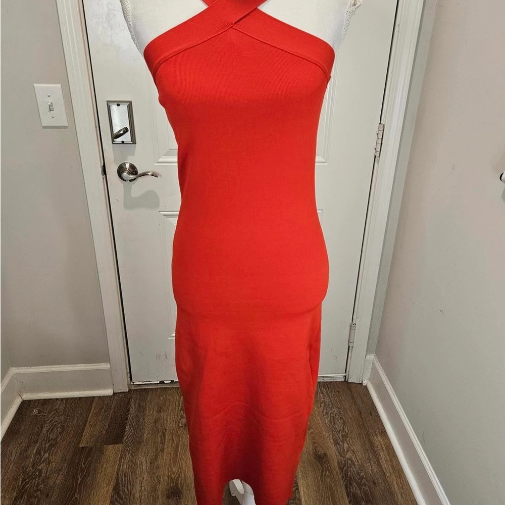 Elegant Red Women's Dress